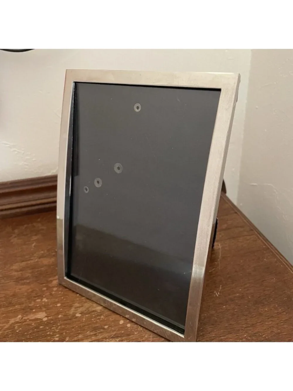 Umbra Silver Chrome Picture Frame 5”x7” Photo Contemporary Modern Mid Century